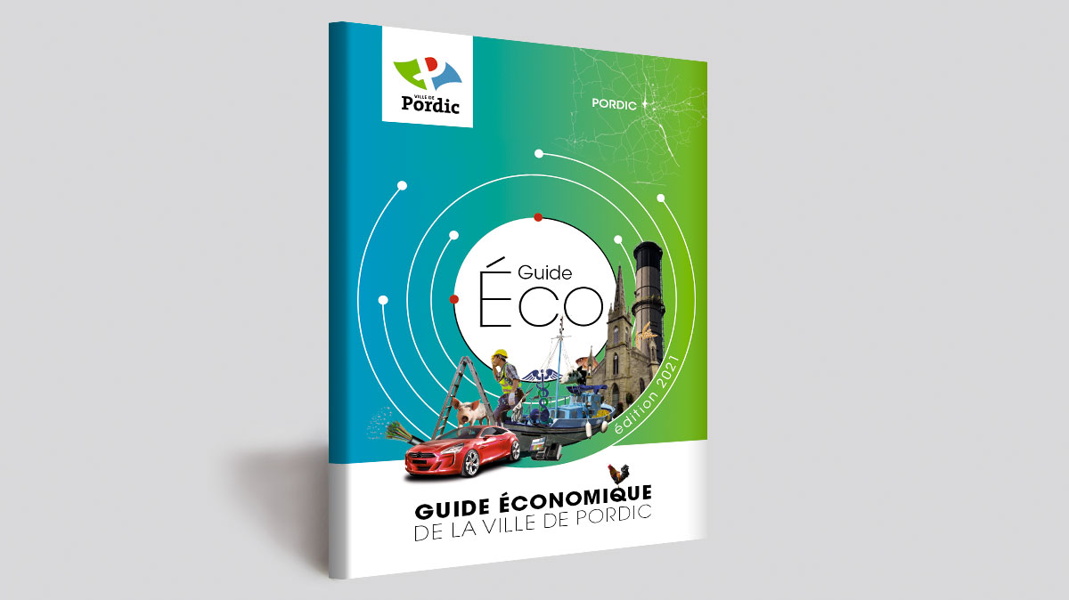 Graphiste indépendant, création communication de ville guide économique